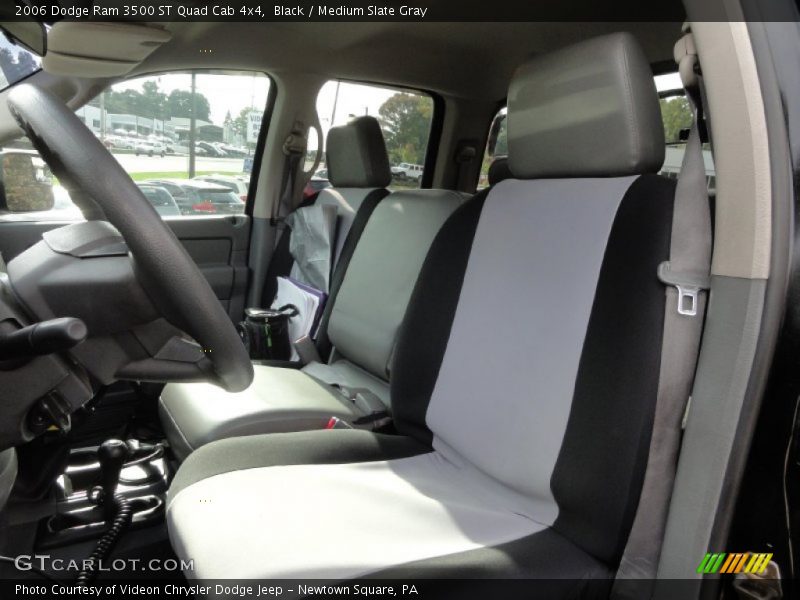 Black / Medium Slate Gray 2006 Dodge Ram 3500 ST Quad Cab 4x4