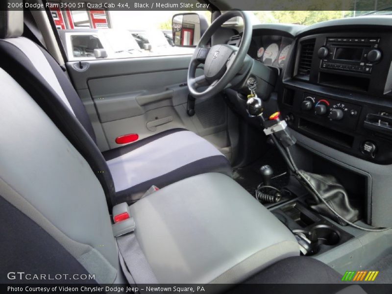 Black / Medium Slate Gray 2006 Dodge Ram 3500 ST Quad Cab 4x4