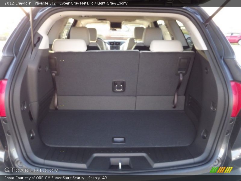 Cyber Gray Metallic / Light Gray/Ebony 2012 Chevrolet Traverse LTZ