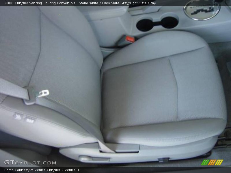 Stone White / Dark Slate Gray/Light Slate Gray 2008 Chrysler Sebring Touring Convertible