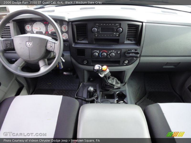 Black / Medium Slate Gray 2006 Dodge Ram 3500 ST Quad Cab 4x4