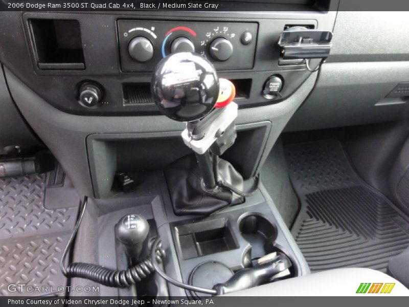 Black / Medium Slate Gray 2006 Dodge Ram 3500 ST Quad Cab 4x4