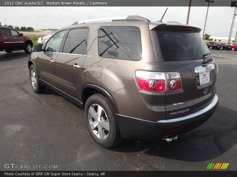 Medium Brown Metallic / Cashmere 2012 GMC Acadia SLT