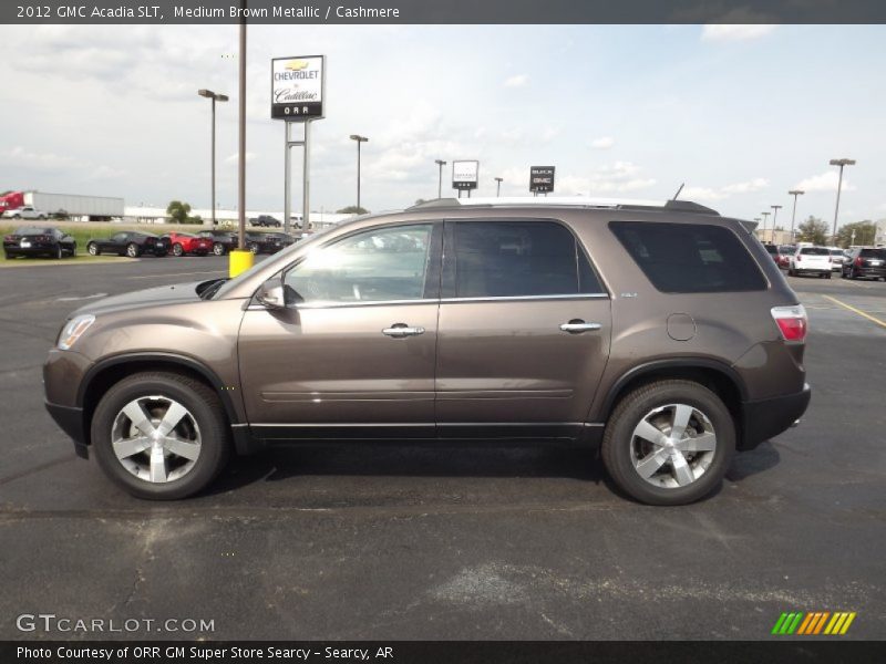 Medium Brown Metallic / Cashmere 2012 GMC Acadia SLT