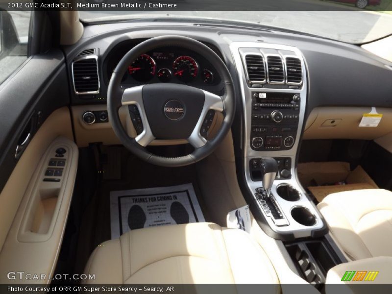 Medium Brown Metallic / Cashmere 2012 GMC Acadia SLT