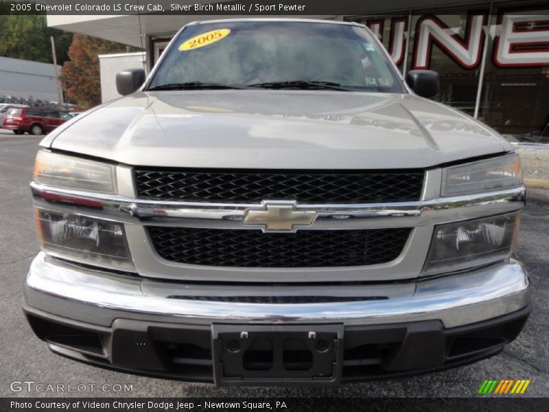 Silver Birch Metallic / Sport Pewter 2005 Chevrolet Colorado LS Crew Cab