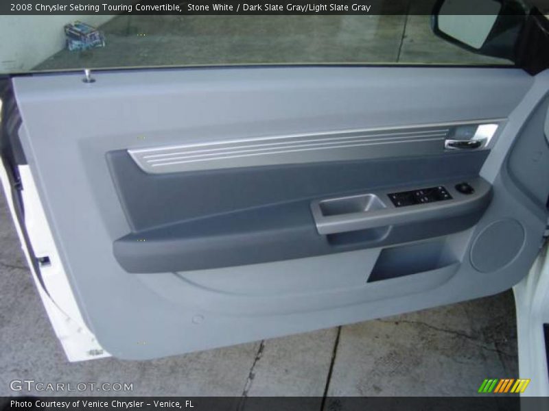 Stone White / Dark Slate Gray/Light Slate Gray 2008 Chrysler Sebring Touring Convertible