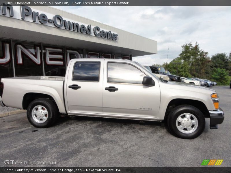 Silver Birch Metallic / Sport Pewter 2005 Chevrolet Colorado LS Crew Cab