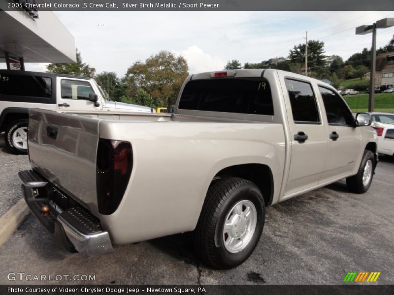 Silver Birch Metallic / Sport Pewter 2005 Chevrolet Colorado LS Crew Cab