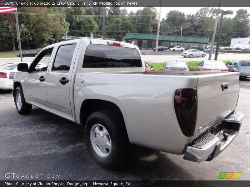 Silver Birch Metallic / Sport Pewter 2005 Chevrolet Colorado LS Crew Cab