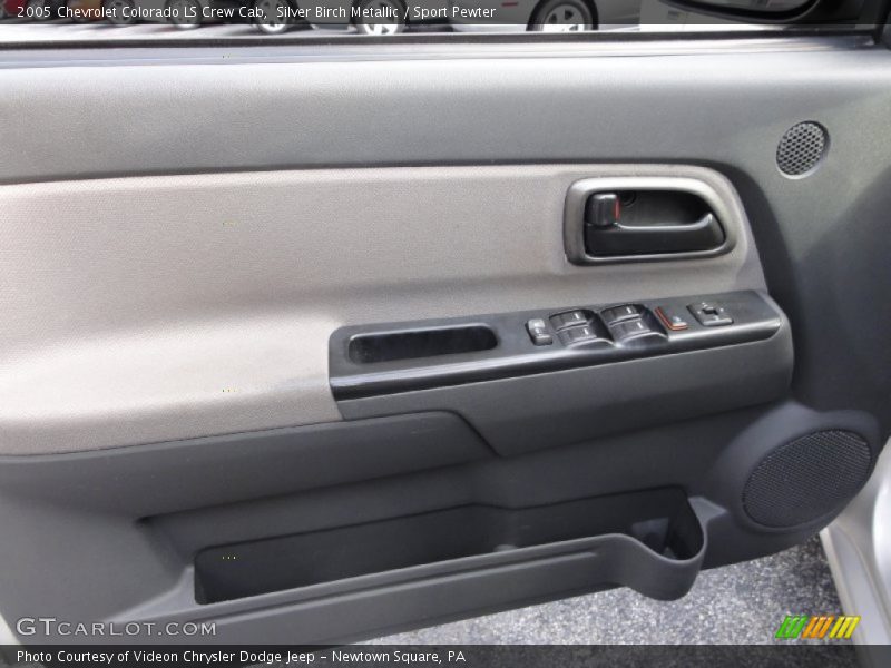Silver Birch Metallic / Sport Pewter 2005 Chevrolet Colorado LS Crew Cab