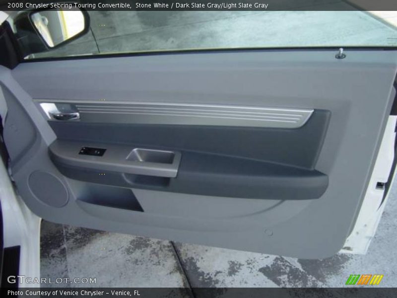 Stone White / Dark Slate Gray/Light Slate Gray 2008 Chrysler Sebring Touring Convertible