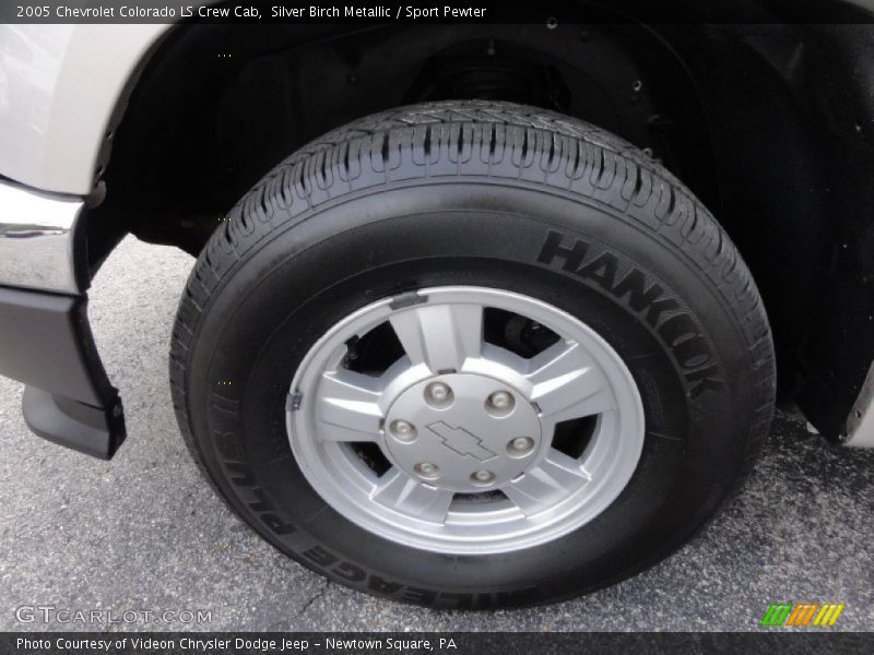 Silver Birch Metallic / Sport Pewter 2005 Chevrolet Colorado LS Crew Cab