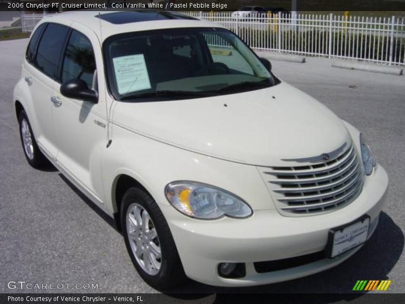Cool Vanilla White / Pastel Pebble Beige 2006 Chrysler PT Cruiser Limited
