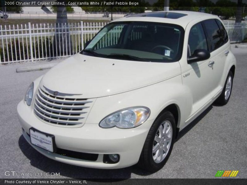 Cool Vanilla White / Pastel Pebble Beige 2006 Chrysler PT Cruiser Limited
