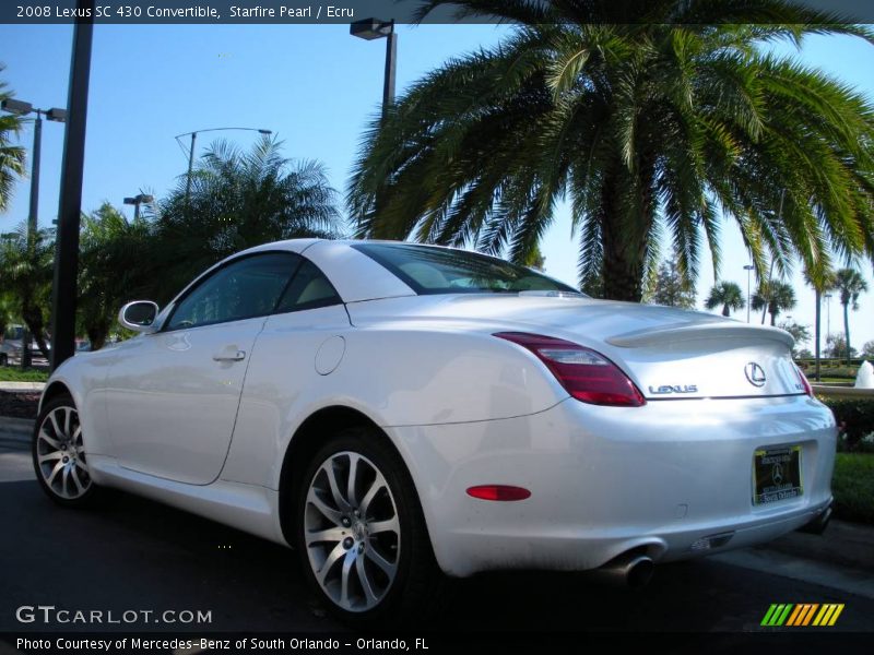 Starfire Pearl / Ecru 2008 Lexus SC 430 Convertible