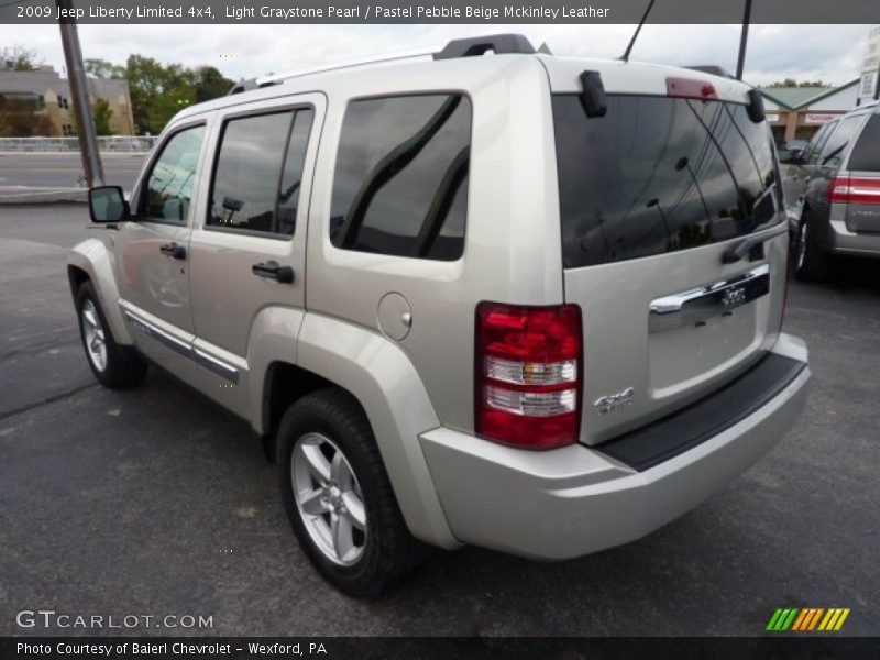 Light Graystone Pearl / Pastel Pebble Beige Mckinley Leather 2009 Jeep Liberty Limited 4x4