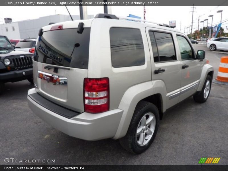 Light Graystone Pearl / Pastel Pebble Beige Mckinley Leather 2009 Jeep Liberty Limited 4x4