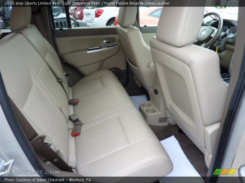 Light Graystone Pearl / Pastel Pebble Beige Mckinley Leather 2009 Jeep Liberty Limited 4x4