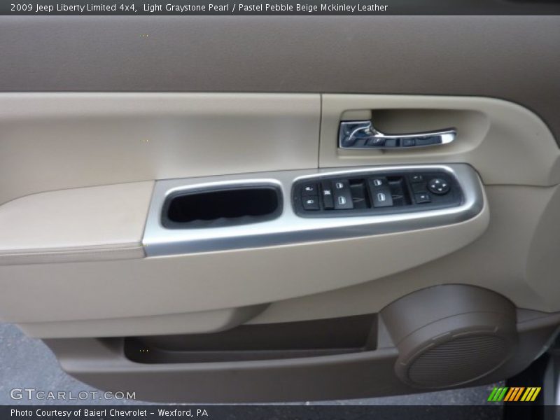 Light Graystone Pearl / Pastel Pebble Beige Mckinley Leather 2009 Jeep Liberty Limited 4x4