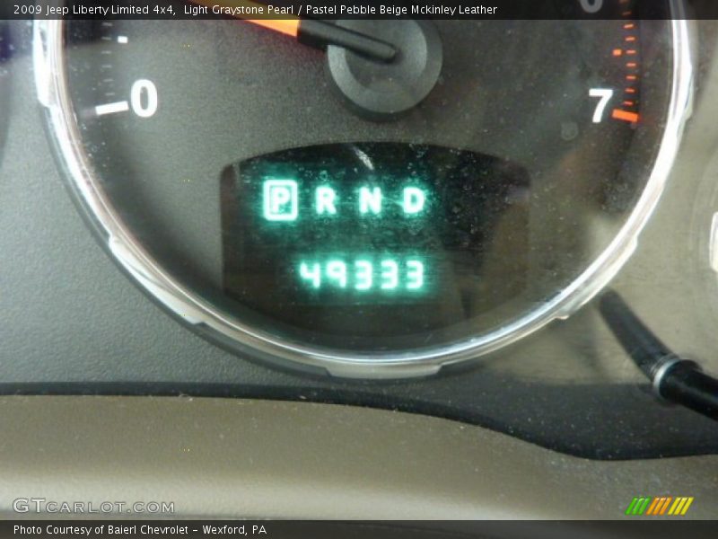 Light Graystone Pearl / Pastel Pebble Beige Mckinley Leather 2009 Jeep Liberty Limited 4x4