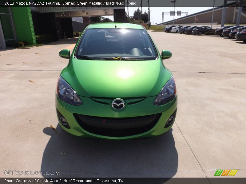 Spirted Green Metallic / Black/Red Piping 2013 Mazda MAZDA2 Touring