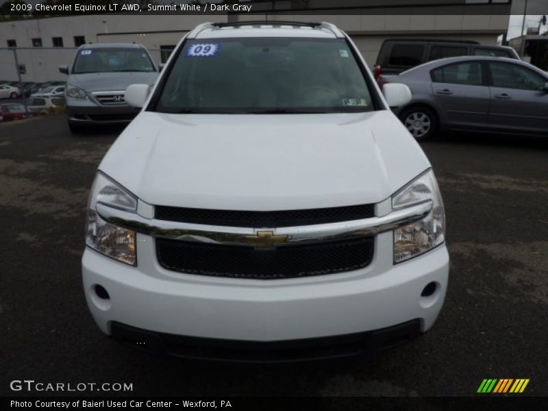Summit White / Dark Gray 2009 Chevrolet Equinox LT AWD