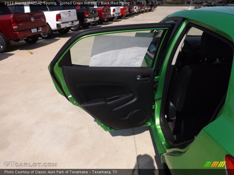 Spirted Green Metallic / Black/Red Piping 2013 Mazda MAZDA2 Touring