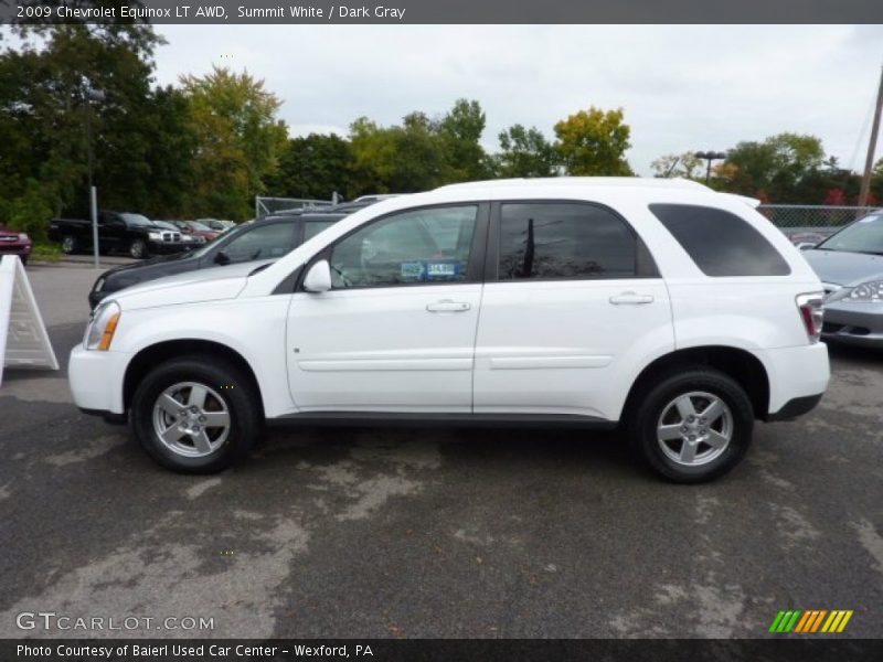 Summit White / Dark Gray 2009 Chevrolet Equinox LT AWD