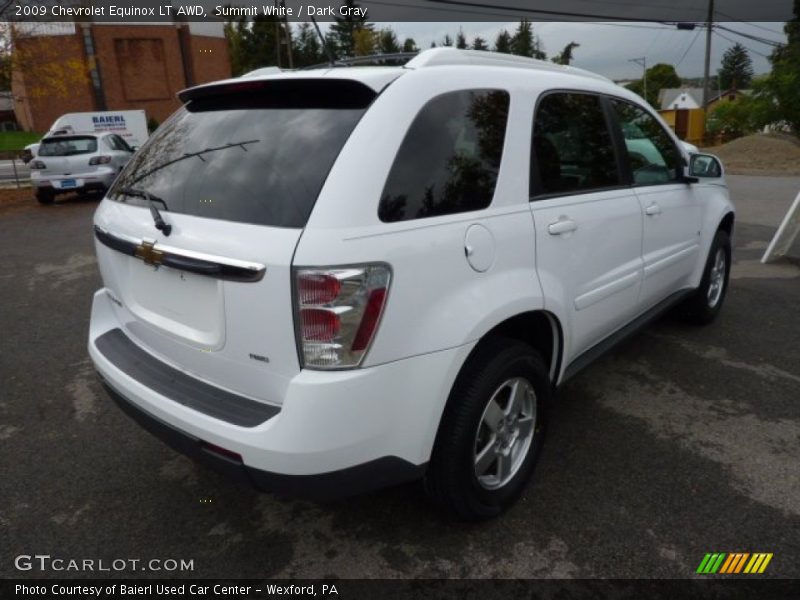 Summit White / Dark Gray 2009 Chevrolet Equinox LT AWD