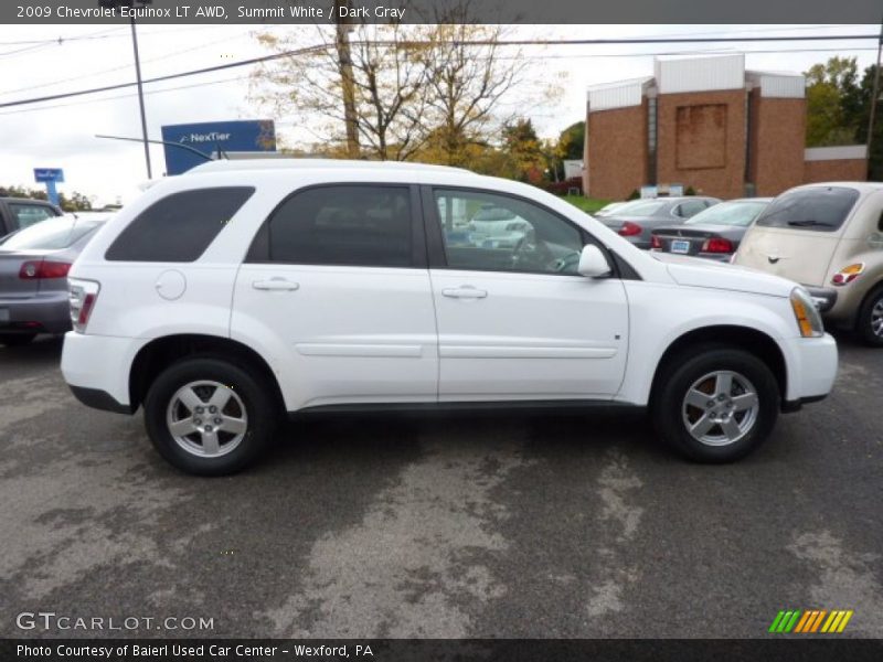 Summit White / Dark Gray 2009 Chevrolet Equinox LT AWD