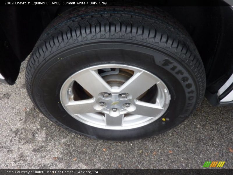 Summit White / Dark Gray 2009 Chevrolet Equinox LT AWD