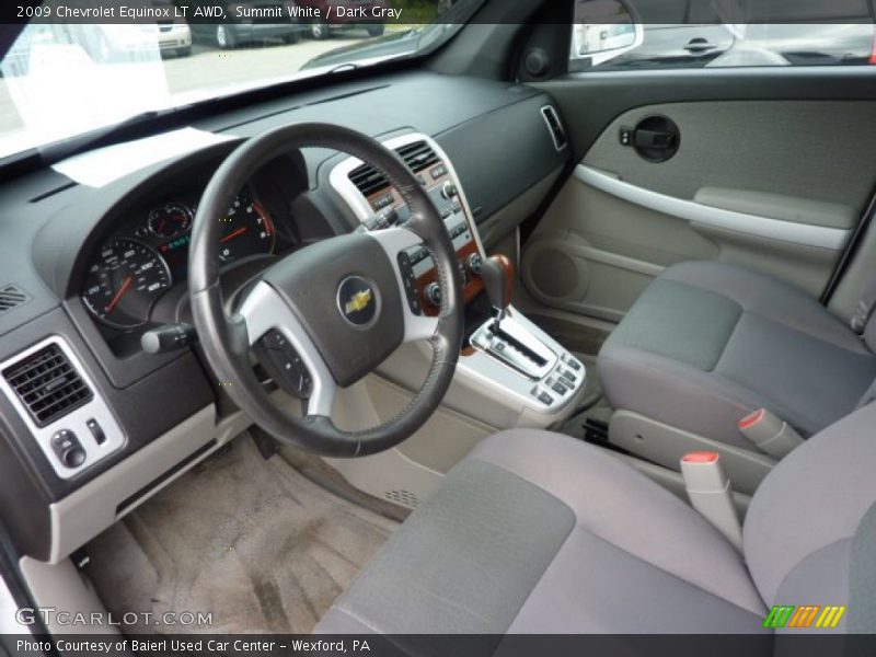Summit White / Dark Gray 2009 Chevrolet Equinox LT AWD