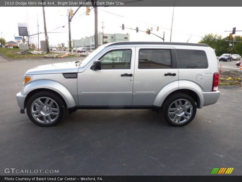 Bright Silver Metallic / Dark Slate Gray 2010 Dodge Nitro Heat 4x4