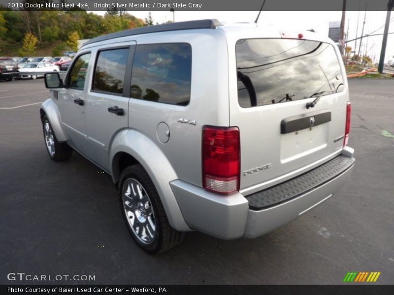 Bright Silver Metallic / Dark Slate Gray 2010 Dodge Nitro Heat 4x4