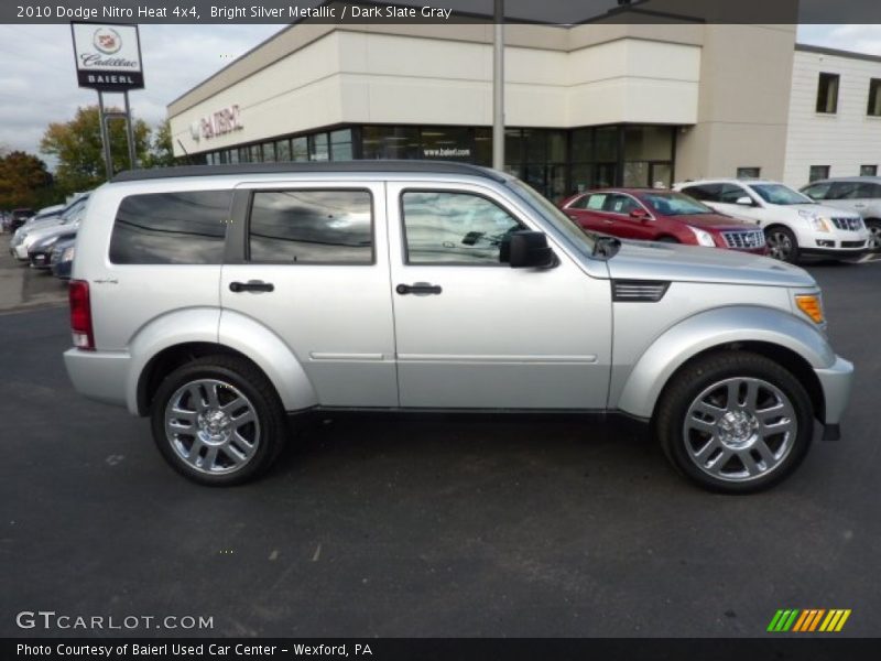 Bright Silver Metallic / Dark Slate Gray 2010 Dodge Nitro Heat 4x4