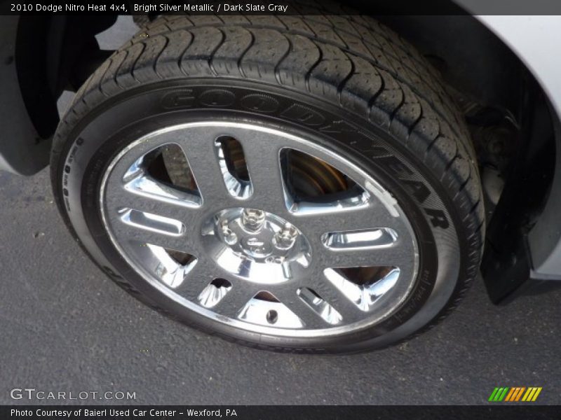 Bright Silver Metallic / Dark Slate Gray 2010 Dodge Nitro Heat 4x4