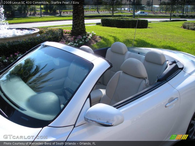 Starfire Pearl / Ecru 2008 Lexus SC 430 Convertible