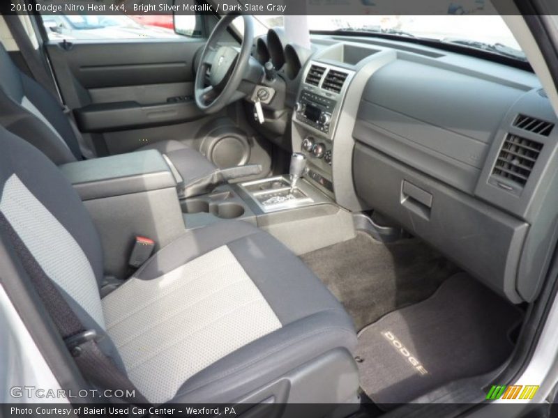 Bright Silver Metallic / Dark Slate Gray 2010 Dodge Nitro Heat 4x4