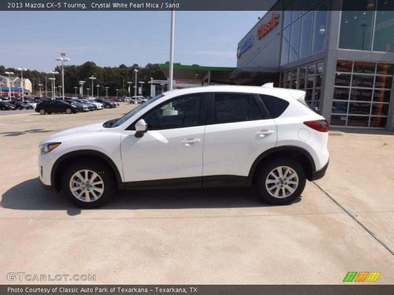 Crystal White Pearl Mica / Sand 2013 Mazda CX-5 Touring