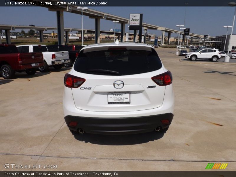 Crystal White Pearl Mica / Sand 2013 Mazda CX-5 Touring