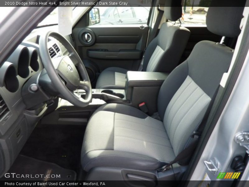 Bright Silver Metallic / Dark Slate Gray 2010 Dodge Nitro Heat 4x4