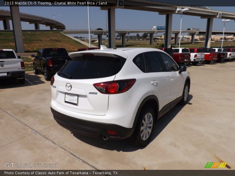 Crystal White Pearl Mica / Sand 2013 Mazda CX-5 Touring