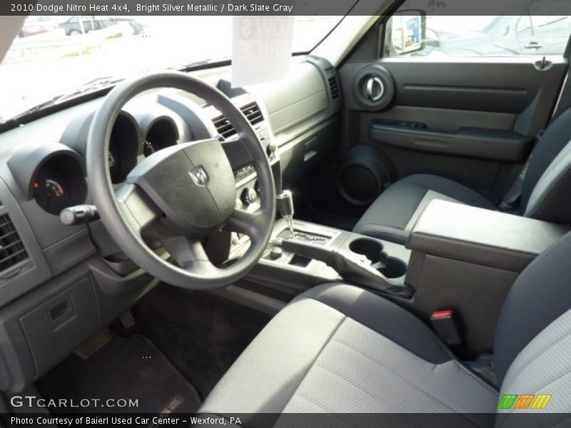 Bright Silver Metallic / Dark Slate Gray 2010 Dodge Nitro Heat 4x4