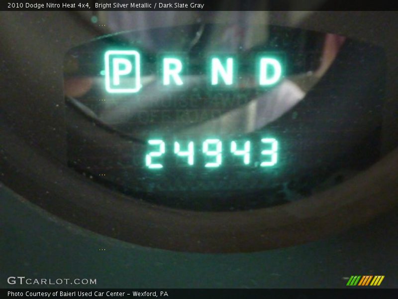 Bright Silver Metallic / Dark Slate Gray 2010 Dodge Nitro Heat 4x4