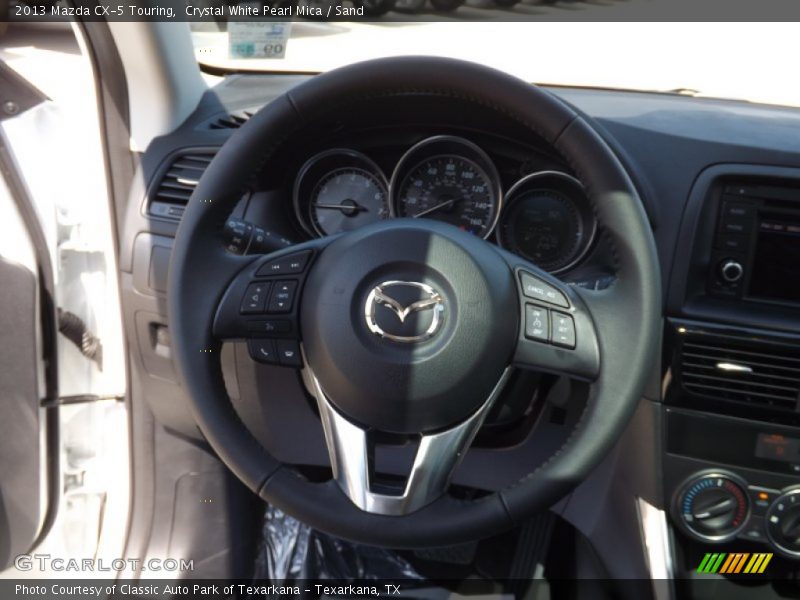 Crystal White Pearl Mica / Sand 2013 Mazda CX-5 Touring