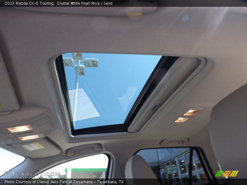 Crystal White Pearl Mica / Sand 2013 Mazda CX-5 Touring