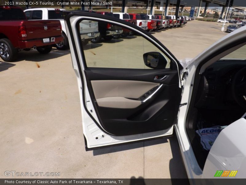 Crystal White Pearl Mica / Sand 2013 Mazda CX-5 Touring