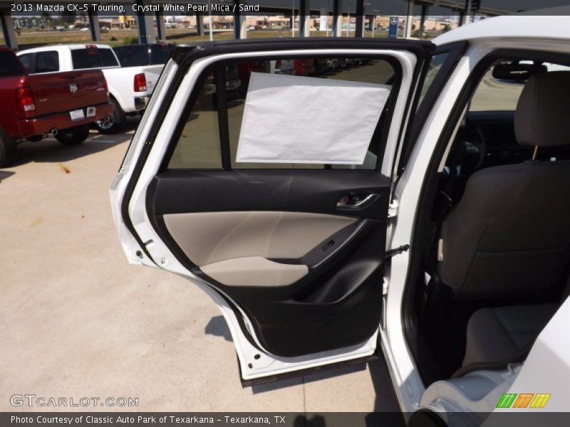 Crystal White Pearl Mica / Sand 2013 Mazda CX-5 Touring