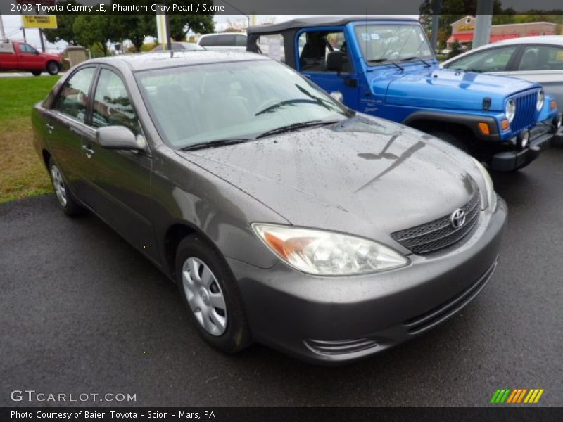 Phantom Gray Pearl / Stone 2003 Toyota Camry LE